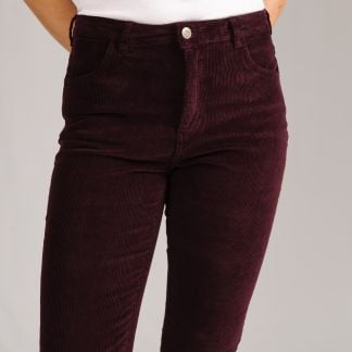 Cordings Plum Olivia Corduroy Jeans Dif ferent Angle 1
