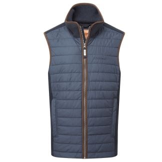 Cordings Schöffel Petrol Blue Oakham Hybrid Gilet Main Image