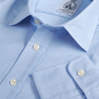 Cordings Blue Classic Oxford Shirt Main Image