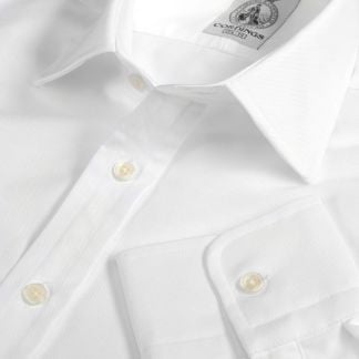 Cordings White Classic Oxford Shirt Main Image