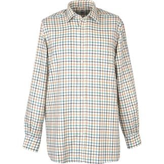 Cordings Navy Green Peter Check Tattersall Shirt Dif ferent Angle 1