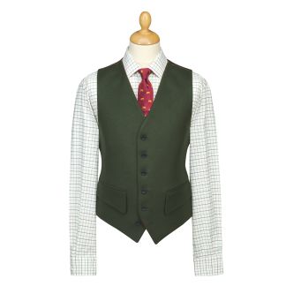 Cordings Olive Rupert Reversible Waistcoat Main Image