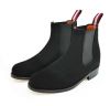 Dukes for Cordings Black Suede Chelsea Boot 
