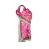 Hot Pink Rearing To Go Classic Silk Scarf