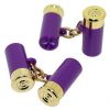Purple Cartridge Cufflinks