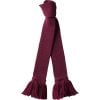 Wine Wool Garter Tie