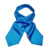 Blue 36oz Silk Spot Cravat