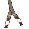 Navy Chequerboard Ribbon Braces