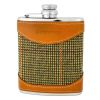 Sporting Check British Leather 6oz Flask