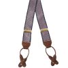 Navy and Pink Chequerboard Ribbon Braces