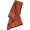 Orange Pheasant Madder Silk Handkerchief