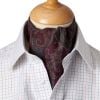 Wine Paisley Madder Silk Cravat