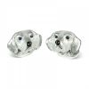Silver Beagle Cufflinks 