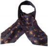 Navy Duck Silk Cravat