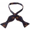 Navy Duck Silk Bow Tie
