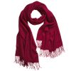 Red Pure Cashmere Stole