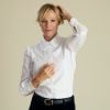 White Peter Pan Frill Collar Shirt