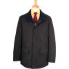 Olive Melton Wool Waterproof Paddock Jacket