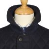 Navy Shetland Tweed Paddock Jacket