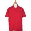Bright Red Branscombe Pique Polo