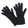 Black Cashmere Turnback Gloves