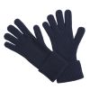 Navy Cashmere Turnback Gloves