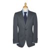 grey suit two button jacket