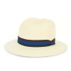 Coloured Band Classic Panama Hat 