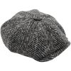 Grey Urban Piccadilly Tweed Cap