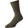 Loden Cashmere Ribbed Sock