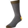 Grey Cashmere Heel and Toe Sock