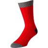 Red Cashmere Heel and Toe Sock