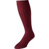 Burgundy Merino Long Country Sock