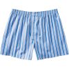 Blue Thin Stripe Satin Boxer Shorts