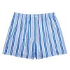 Blue & Red Stripe Bath Boxer Shorts