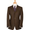 Brown Shetland Tweed Blazer