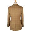 Sage Green Henry Half Lined Wool, Linen and Silk Tweed Jacket