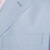 Pale Blue Bambridge Linen Jacket