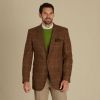 Rust Langholm Check Tweed Jacket 