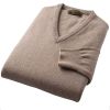 Fawn Lambswool V-Neck Jumper