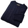 Navy 6 Ply Geelong Cable Jumper
