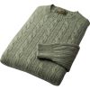 Moss Cable Crew Neck