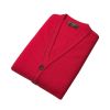 Red Lambswool Knitted Waistcoat