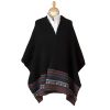 Black Scottish fairisle shawl