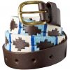 Blue White Argentinian Polo Belt