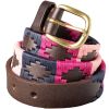 Pink Navy Argentinian Polo Belt