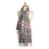 Pale Pink Check Stole