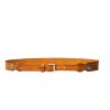 Tan Leather Belt with Turquoise Studs