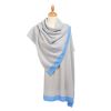 Blue Tipped Nepalese Cashmere Scarf