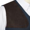 wax waistcoat shoulder patch